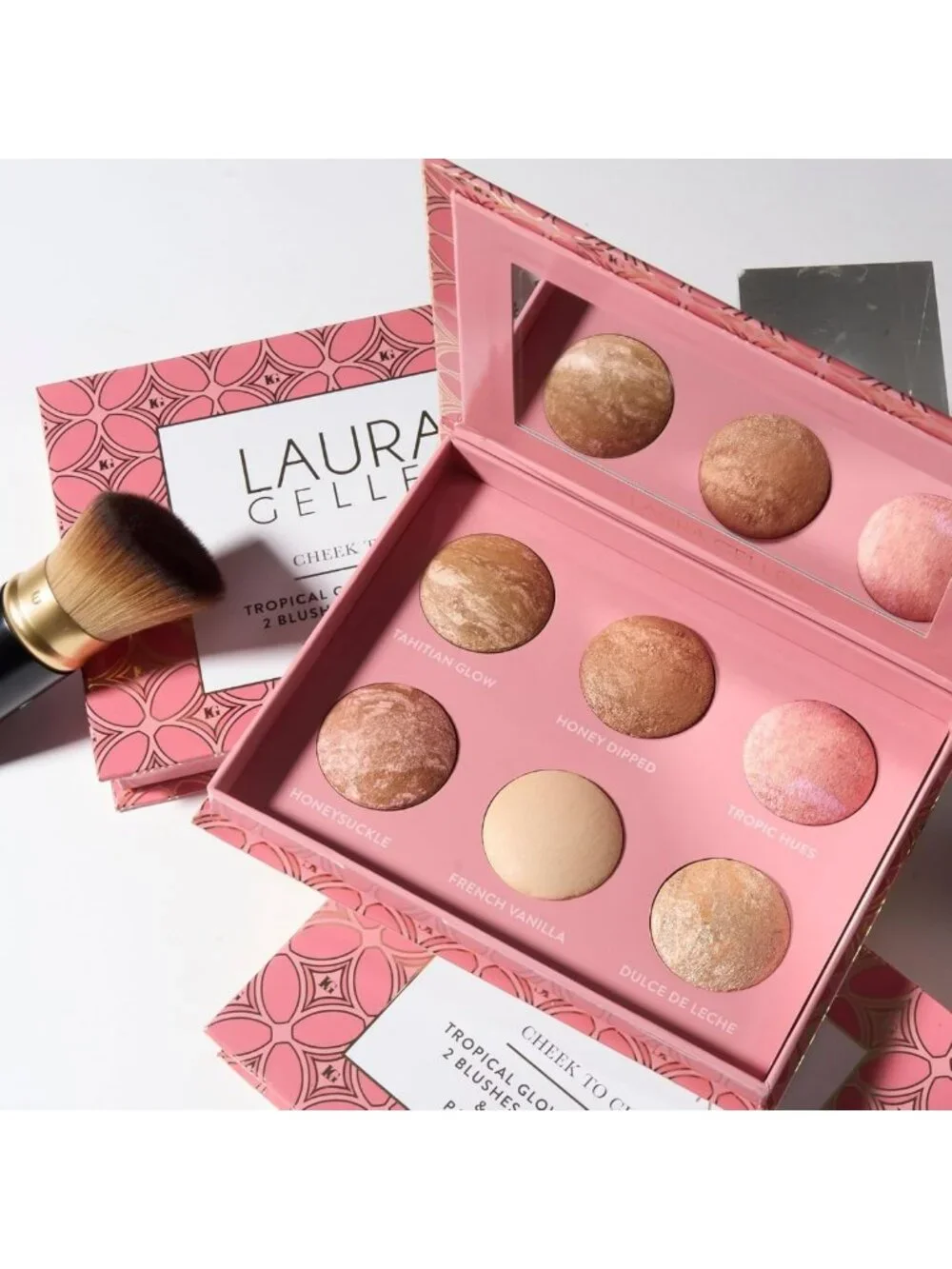 Tropical Glow Baked Face Palette | 2 Blushes, 2 Bronzers & 2 Highlighters